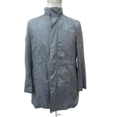 ダックス DAKS ジャケット ミドル丈 M グレー スタンドカラー ウエストドローコード /SM2 ■GY61のサムネイル