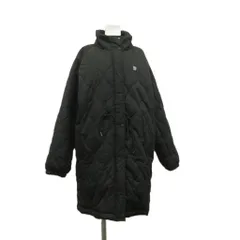ロキシー ROXY ロングコート L 黒 ブラック 波型キルティング スタンドカラー 長袖 /PP ■GY58のサムネイル