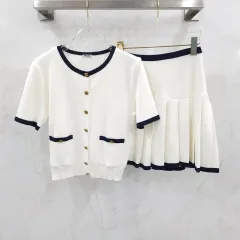 40 / ミュウミュウ コットン カーディガン スカート セットのサムネイル