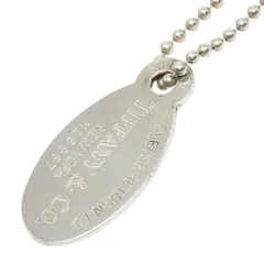 ティファニー リターントゥ ティファニー オーバルタグ ロングネックレス SV925 シルバー レディース TIFFANY&Co.【1-0261909】
