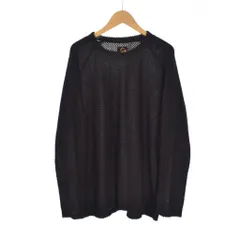 ニードルス ニードルズ Needles L/S U Neck Tee Poly Double Russell ダブルラッセル Tシャツ カットソー 長袖 S 黒 ブラック PU291のサムネイル