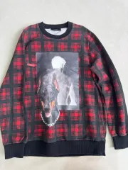 Givenchy レッド CHECK ドーベルマン スウェット xsのサムネイル