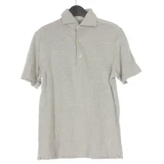 バーニーズニューヨーク BARNEYS NEW YORK コットンポロシャツ カットソー 半袖 M グレー 国内正規のサムネイル
