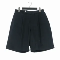 グラフペーパー Graphpaper 26SS Solotex Twill Wide Chef Shorts ツイル ワイド シェフショーツ ショートパンツ 1 ネイビー 紺 GM261-40164Bのサムネイル