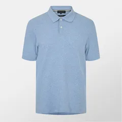テッドベーカー メンズ トップス ポロシャツ Ted Baker Ted Redman Text Polo Sn53 SkyBlue ブルーのサムネイル