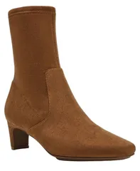 アンクライン レディース シューズ ブーツ・レインブーツ ヒール Anne Klein Womens Iga Kitten Heel Dress Booties Walnutのサムネイル