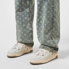 リプレゼント メンズ シューズ スニーカー Represent Mens Panelled Canvas Chunky Sneakers Vint WhiteGrey ホワイト