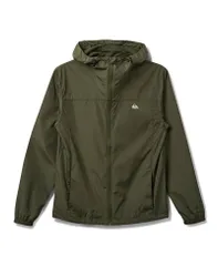 クイックシルバー メンズ アウター ジャケット・ブルゾン ジャケット Quiksilver Mens Overcast Windbreaker Long Sleeve Jacket Army アーミーのサムネイル