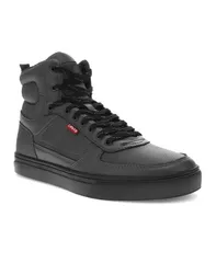 リーバイス メンズ シューズ スニーカー レース Levis Mens Liam Hi NLaceUp Sneakers Charcoal Black ブラックのサムネイル