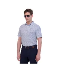 ベンシャーマン メンズ トップス ポロシャツ プリント パイル Ben Sherman Mens Ultra Soft Shades Printech Terry Sports Fit Polo Shのサムネイル