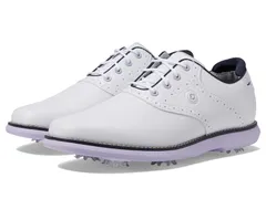 フットジョイ レディース シューズ スニーカー FootJoy Traditions Golf Shoes Previouseason WhiteNavy Pate ホワイトのサムネイル