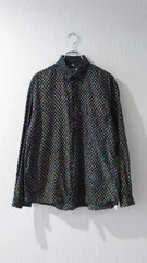 80-90’s MISSONI SPORT イタリア製 Geometric pattern Button-down Shirt Mのサムネイル