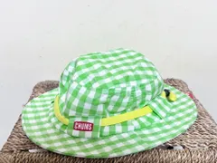 未使用 CHUMS チャムス TG HAT TGハット帽子 CH05-1032 グリーンギンガム チェック/キャンプ アウトドア フェス ②のサムネイル