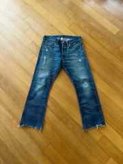 RRL ダブルアールエル ヴィンテージ ブラック セルビッジジーンズW36 