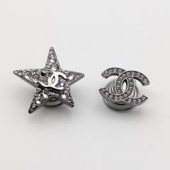 CHANEL バレッタ ココマーク ラインストーン カラーストーン C21 P