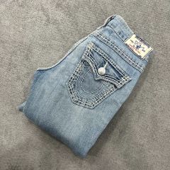 truereligion ローライズ24 TRUE RELIGION ローライズ デニム フレアパンツ 24 y2k - メルカリ