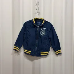 (3歳) POLO RALPH LAUREN キッズ 子供向け ネイビー ブルゾン ジップアップ ジャケットのサムネイル