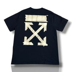 希少✨OFF-WHITE テープ クロスアロー オーバーサイズ Tシャツ XS