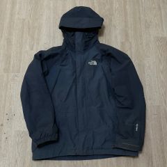 ノースフェイス ブラック マウンテンパーカー L 100 刺繡ロゴ K0353 