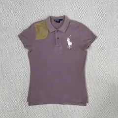 ポロラルフローレン スポーツ ビックポニー カラーTシャツ PK 半袖Tシャツ レディース M