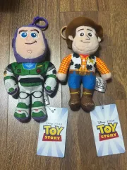 (未使用 まとめ売り) トイストーリー バズ・ライトイヤー ウッディ ぬいぐるみ キーホルダー バッグホルダー