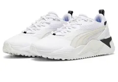 ★激安新品★ プーマ 2024 GS-X エフェクト 379207-06 ホワイト×グレー スパイクレス ゴルフシューズ PUMAのサムネイル