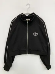 continuer de NICE CLAUP コンティニューデナイスクラップ ジャージ/トラックジャケット F ブラック レディース