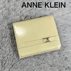 ANNE KLEIN アンクライン 二つ折り財布 レザー Wホック ベージュのサムネイル