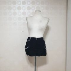 sculptorパープル チェック柄 ショートパンツ ボタンデザイン - メルカリ