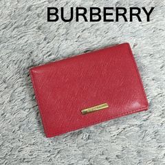 バーバリー ロンドン カードケース 名刺入れ ノバチェック 切替 二つ折り BURBERRY バーバリー ノバチェック柄 2つ折り カードケース 名刺入れ