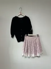 マイン21 パータン プリーツ ミニスカート