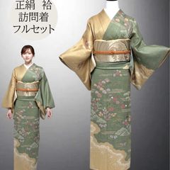 絽 江戸小紋 フルセット 夏帯付 洗える着物 シルクタッチ 美品　夏着物　薄物 絽 江戸小紋 フルセット 夏帯付 洗える着物 シルクタッチ 美品 夏着物