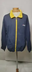 FILA フィラ ネイビー/イェロー ウィンドブレーカー ジャケット100のサムネイル