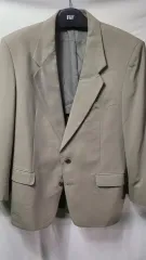 F&F ベージュ メンズ ウール スーツ ジャケット 95