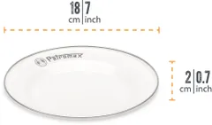 ペトロマックス Petromax アウトドア エナメルプレート 2枚入  18 ホワイト  13895 ホワイトのサムネイル