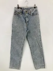 EDWIN エドウィン デニムパンツ 29 スカイブルー フルレングス 無地 スタンダード テーパード レギュラー ヴィンテージ レディース