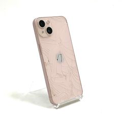 背面割れ】 iPhone13 ピンク 128GB - メルカリ