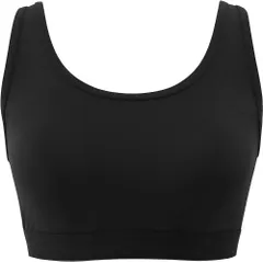 ジーフィット G-FIT Rainbow inner ミドルサポート ブラトップ フィットネスウェア GF-I064T フィットネス ジム ランニング トレーニング ヨガ アンダーウエア  GFI064T B ブラックのサムネイル