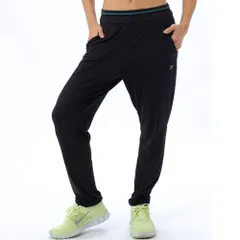ジーフィット G-FIT エアSTRETCH ロングパンツ フィットネスウェア GF-L982S 軽量感 2WAYストレッチ SPF50+ テーパード型 ヨガ ジム トレーニング  GFL982S B ブラックのサムネイル