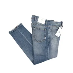 PT TORINO DENIM ピーティートリノデニム / REGGAE レゲエ TAPERED テーパード デニムジーンズ 5ポケット パンツ メンズ コットン ストレッチ ブルー イタリア製 PT05 437502のサムネイル