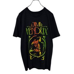 希少プリント！00s ジミヘンドリックス プリントTシャツ 白黒 2XL 