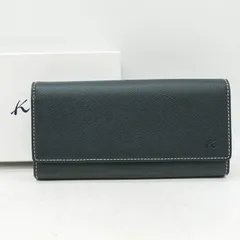 キタムラ 長財布 小銭入れ有 ウォレット ブランド レディース ネイビー Kitamura 【中古】のサムネイル