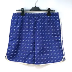 GUCCI adidas TREFOIL PRINT SHORTS グッチ アディダス トレフォイルプリントショートパンツ ネイビー 52サイズ 701367 ZAJCZ 新品未使用のサムネイル