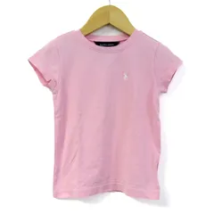 ラルフローレン 半袖Ｔシャツ ストレッチ ロゴT コットン ブランド トップス キッズ 女の子用 3/3Tサイズ ピンク RALPH LAUREN 【中古】のサムネイル