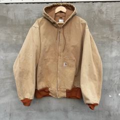 襤褸 90s Carhartt アクティブジャケット フェード パーカー希少
