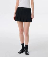 Cph/Golf プリーツスカート ブラック ベルト付 - メルカリ