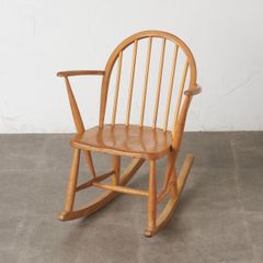 【！送料別！】 レア ercol ロッキングチェア 英国 フープバック ヴィンテージ 安楽 揺り椅子 木製 エルム ブナ アーコール イギリス ビンテージ 78400 レア ercol ロッキングチェア 英国 フープバック ヴィンテージ 安楽