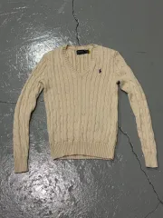 POLO RALPH LAUREN ポロラルフローレン ケーブル Vネック ニット