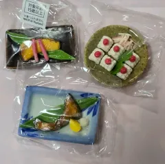 日本料理ガチャ ミニチュア 料理3個 まとめ