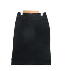 ボディドレッシングデラックス BODY DRESSING Deluxe タイトスカート 膝丈 ウール シンプル 38 ブラック 黒 /KT12
